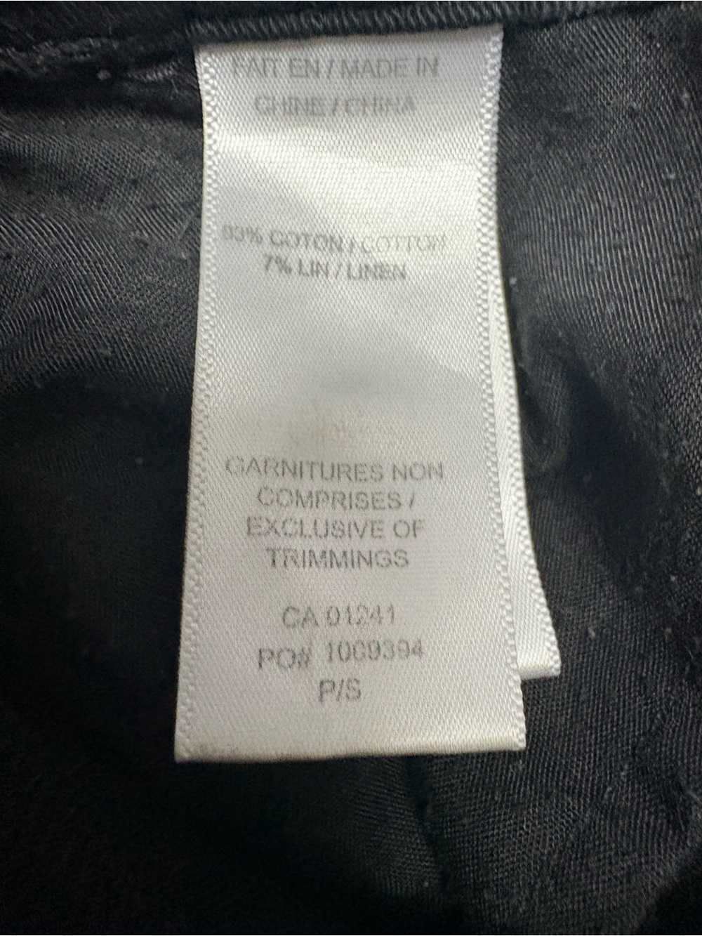 TWIK by Simons Black Utility Jogger Pants Women's Small High Rise Casual Tapered - Picture 7 of 7